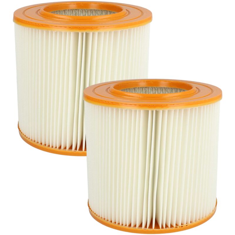 foto del prodotto vhbw 2x filtro a pieghe piatte compatibile con allaway x30, z45i, x40, z35i aspirapolvere cartuccia filtrante, poliestere
