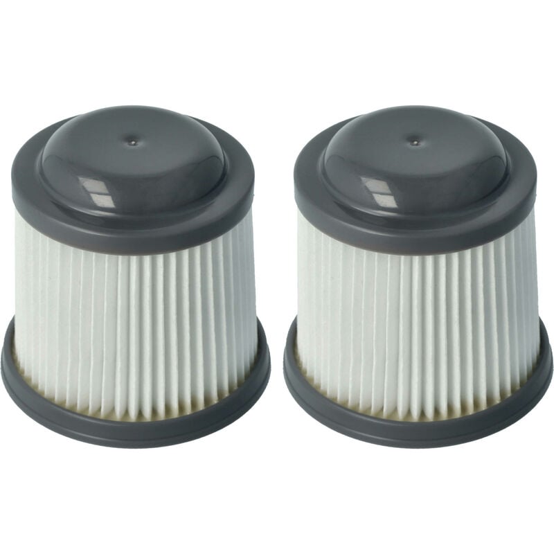 foto del prodotto vhbw 2x filtro a pieghe piatte compatibile con black decker dustbuster pivot pd1020, pd1020l, pd1420, pd1420lp, pd1820, pd1820l aspirapolvere