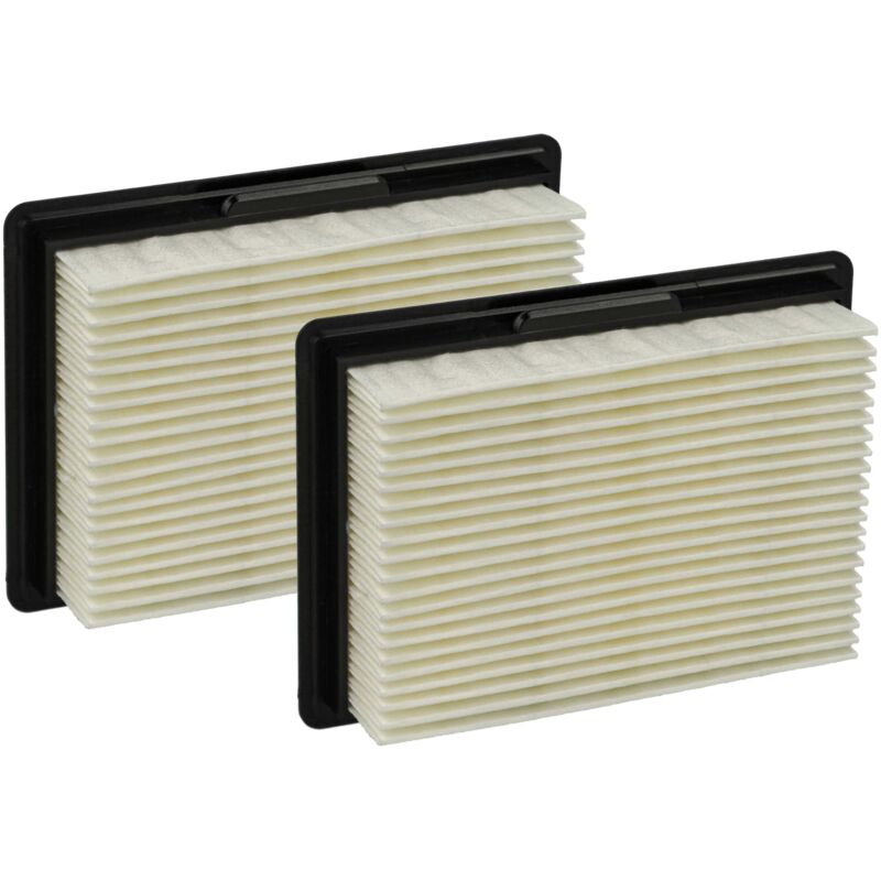 foto del prodotto vhbw 2x filtro a pieghe piatte compatibile con bosch easyvac gas 12 v 3 601 je3 001 aspirapolvere elemento filtrante