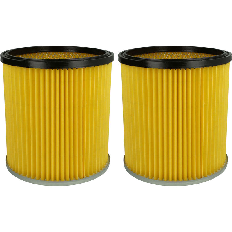 foto del prodotto vhbw 2x filtro a pieghe piatte compatibile con k rcher 2001 1.819 1211 , 1.085 141.0 , 1.085 121.0 aspirapolvere cartuccia filtrante, carta