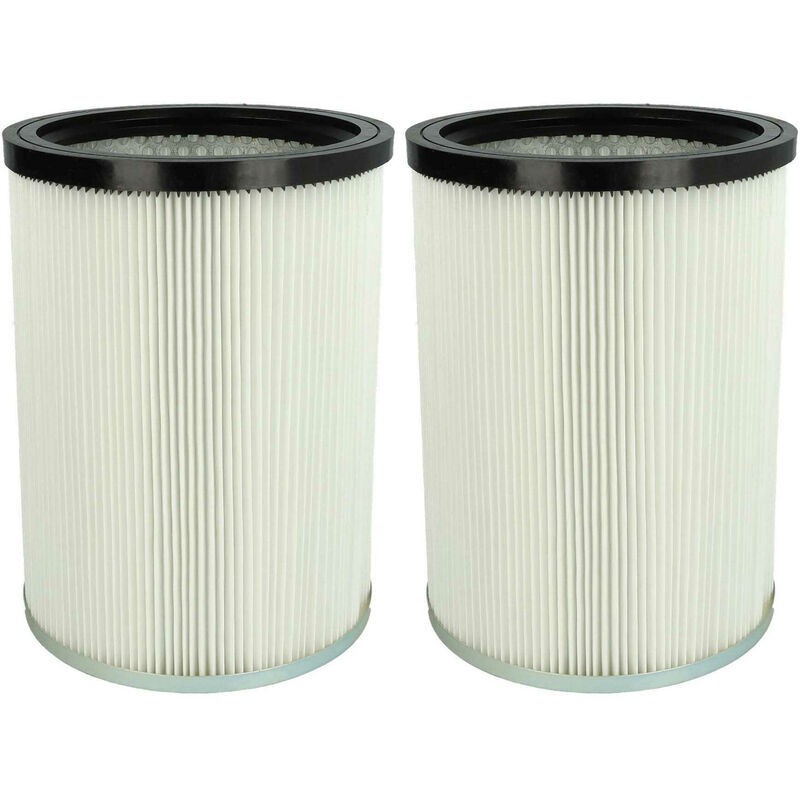foto del prodotto vhbw 2x filtro a pieghe piatte compatibile con k rcher nt 90 2 me classic vex, nt 90 2 me classic edition eu aspirapolvere bianco
