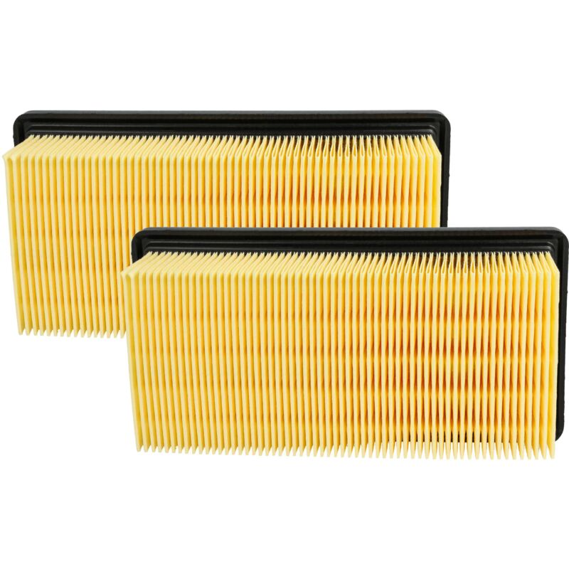 foto del prodotto vhbw 2x filtro a pieghe piatte compatibile con k rcher wd 7.700, wd 7.500, wd 7.300, wd 7.200, wd 7.000, wd 7.800 aspirapolvere elemento filtrante