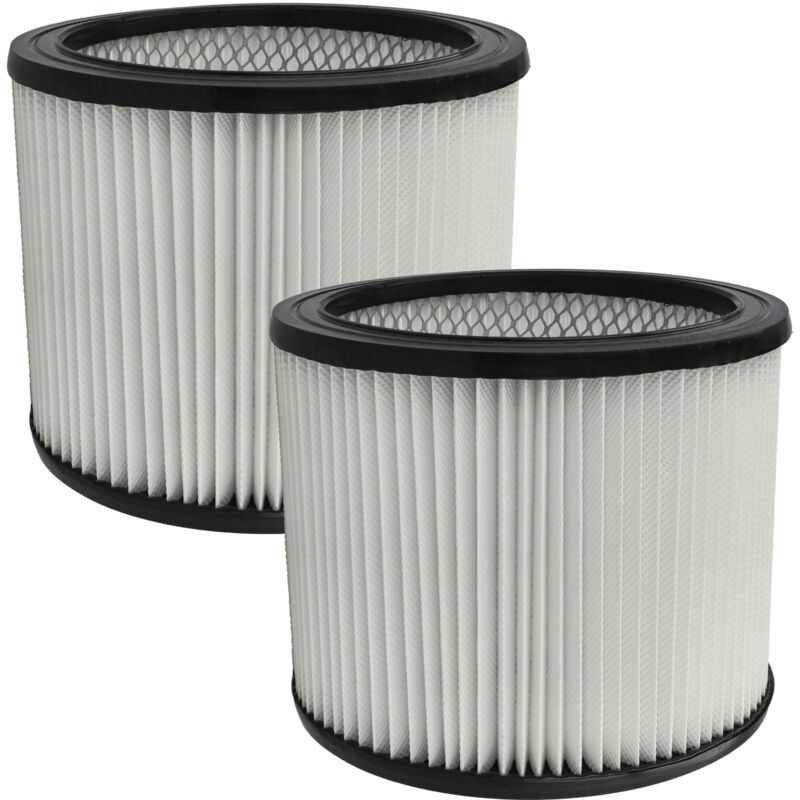 foto del prodotto vhbw 2x filtro a pieghe piatte compatibile con masko nass trocken industriesauger 1800w nero bianco
