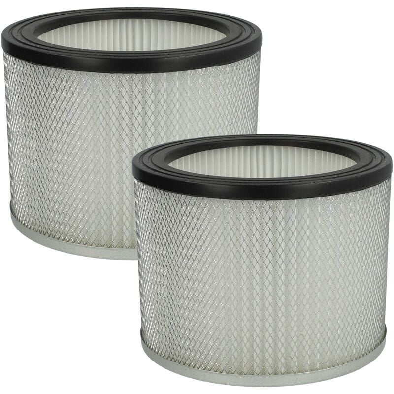 foto del prodotto vhbw 2x filtro a pieghe piatte compatibile con rowi ras 800 18 1 inox aspirapolvere cartuccia filtrante
