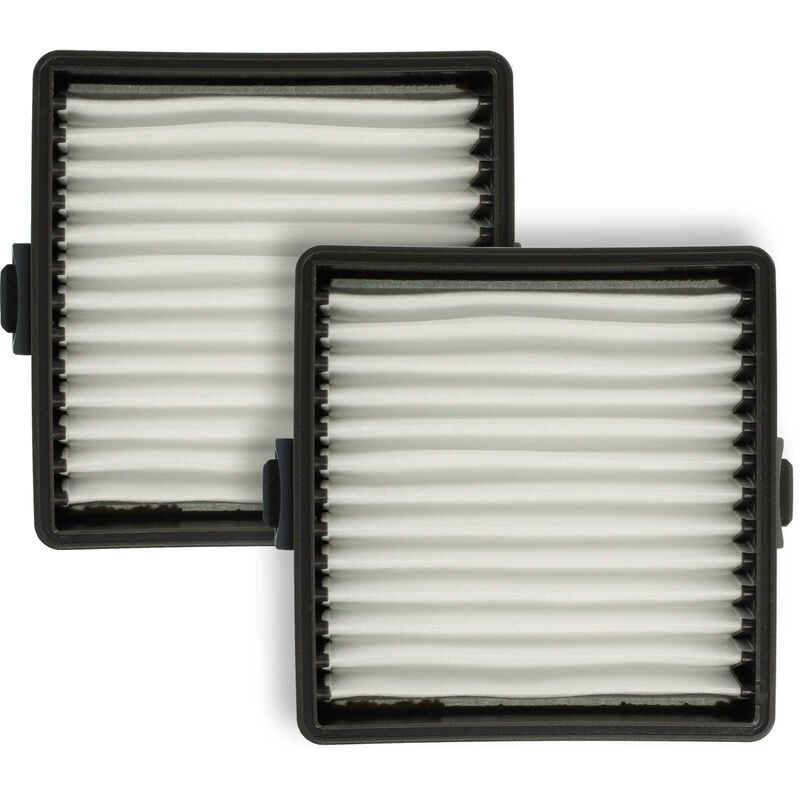 foto del prodotto vhbw 2x filtro a pieghe piatte compatibile con ryobi r18hv 0, r18hvf 0, p714k aspirapolvere portatile a batteria, aspirapolvere elemento filtrante