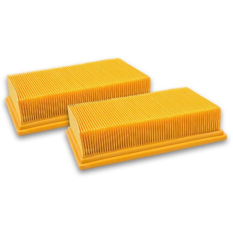 foto del prodotto vhbw 2x filtro a pieghe piatte sostituisce dewalt d279015 xj per aspirapolvere elemento filtrante