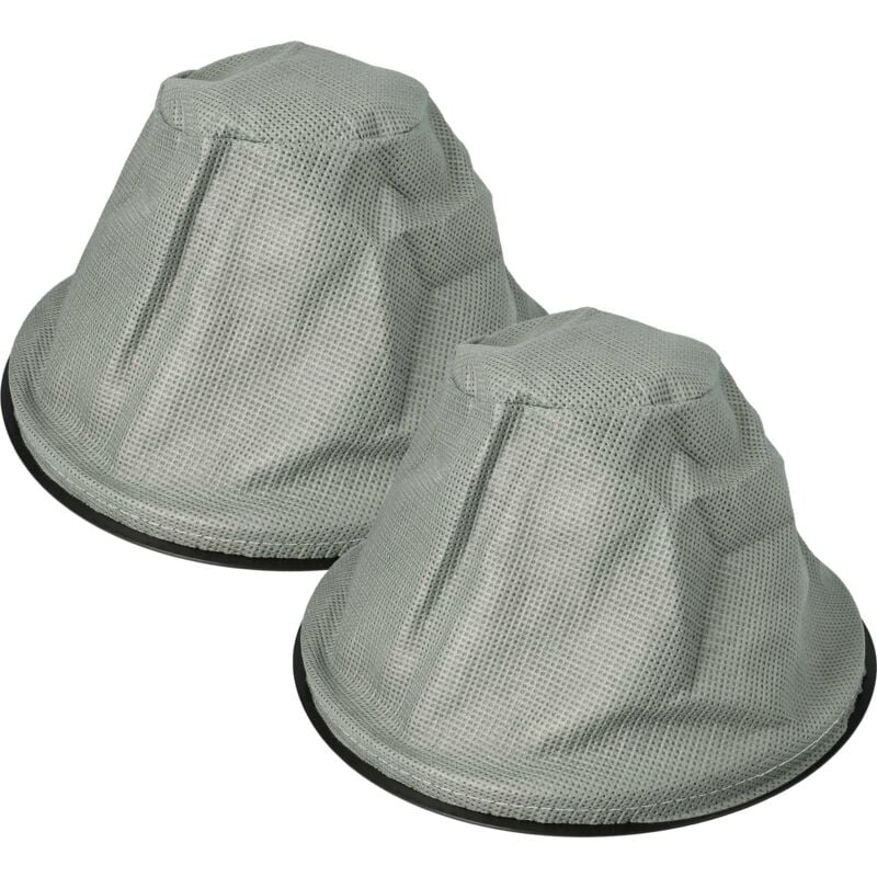 foto del prodotto vhbw 2x filtro a sacco sostituisce einhell 23.513.15 per aspiratore per camino, aspiracenere filtro di ricambio, lavabile nero grigio