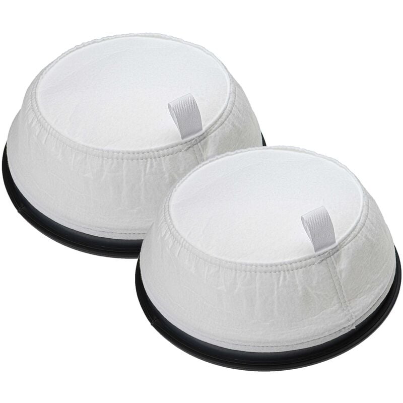 foto del prodotto vhbw 2x filtro a sacco sostituisce nilfisk 1471432500 per aspiratore per secco, aspirapolvere filtro di ricambio nero bianco