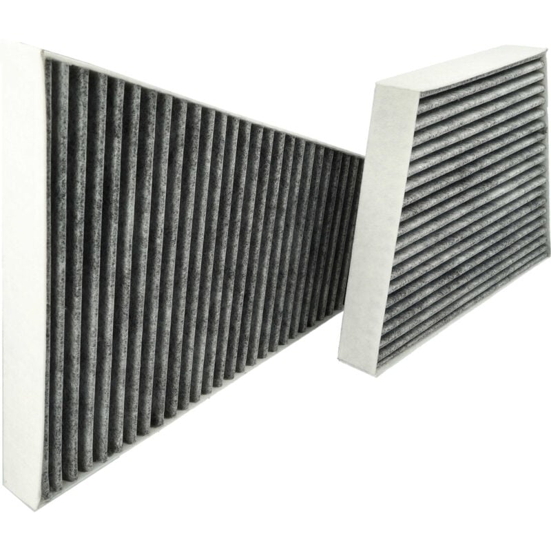 foto del prodotto vhbw 2x filtro abitacolo compatibile con vw phaeton 3d1, 3d auto, ai carboni attivi, filtro antipolline
