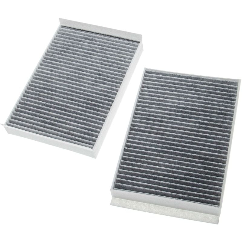 foto del prodotto vhbw 2x filtro abitacolo sostituisce comline ekf300a compatibile con auto, ai carboni attivi