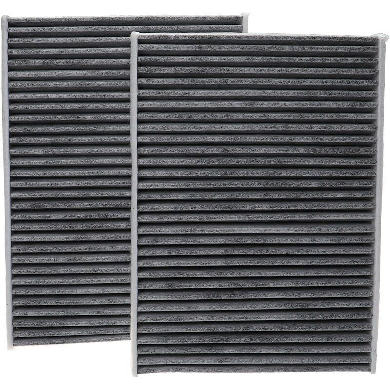 foto del prodotto vhbw 2x filtro abitacolo sostituisce js asakashi ac0244cset per auto, ai carboni attivi