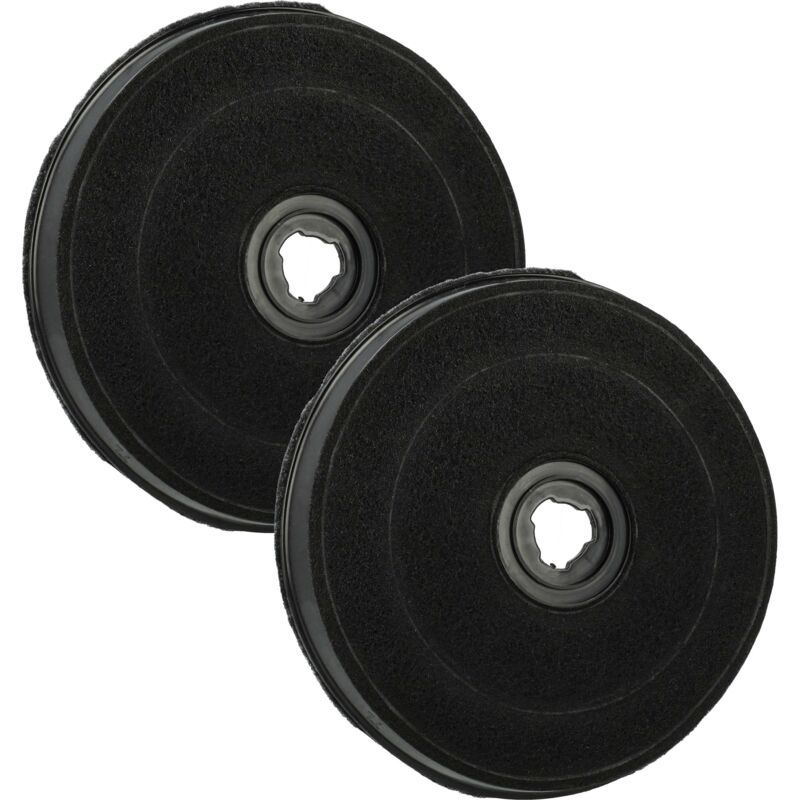 foto del prodotto vhbw 2x filtro ai carboni attivi compatibile con de dietrich hw6624f11 eco e233, hw6624f12 eco e233, hw6625e11 eco e233 cappa da cucina