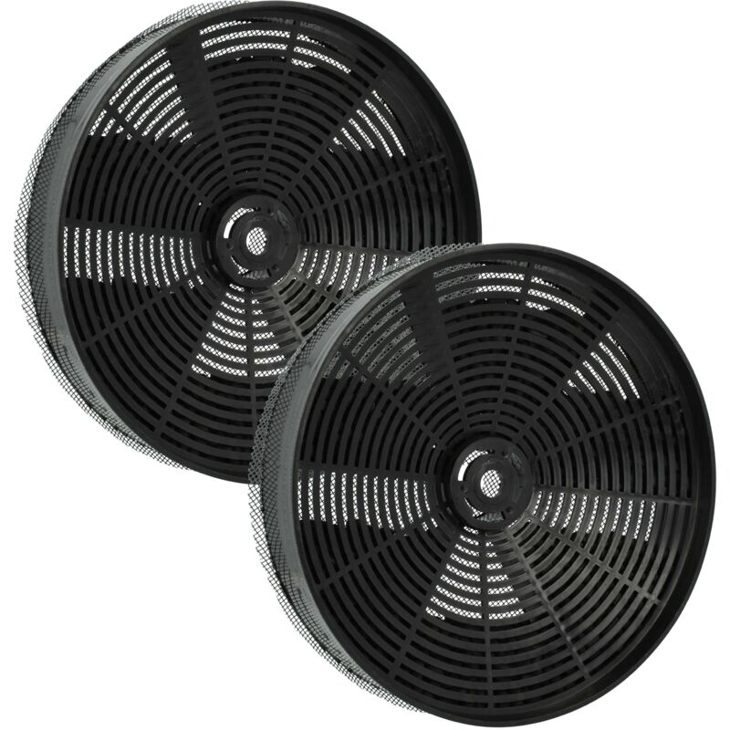 foto del prodotto vhbw 2x filtro ai carboni attivi compatibile con gorenje dah60w azd 1925, dah90e azd 1925 cappa da cucina con rete di protezione