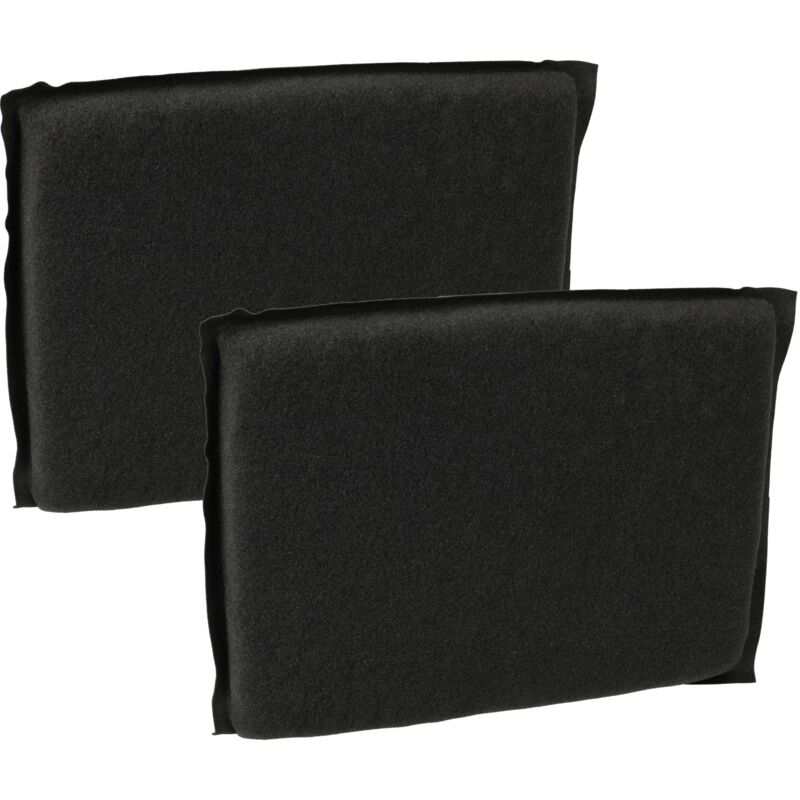 foto del prodotto vhbw 2x filtro ai carboni attivi compatibile con vorwerk tiger vt265, vt270, 265, 270, vt 265, 300, vt260, 260 aspirapolvere set di filtri, nero