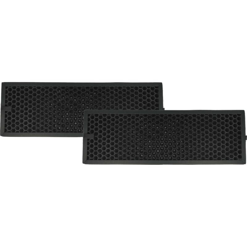 foto del prodotto vhbw 2x filtro ai carboni attivi sostituisce braun brfv1e per purificatore d aria filtro dell aria nero