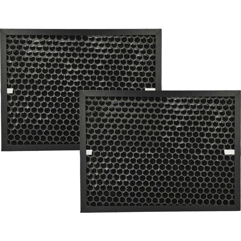 foto del prodotto vhbw 2x filtro ai carboni attivi sostituisce honeywell hrf l710e per purificatore d aria filtro dell aria nero