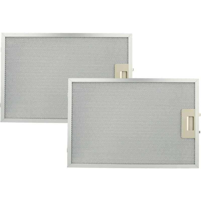 foto del prodotto vhbw 2x filtro anti grasso compatibile con constructa cd d69 b21 n0, d69 b21 s0gb, d69 b21 n0gb cappa da cucina 38,8 x 26,5 x 0,9 cm, metallo