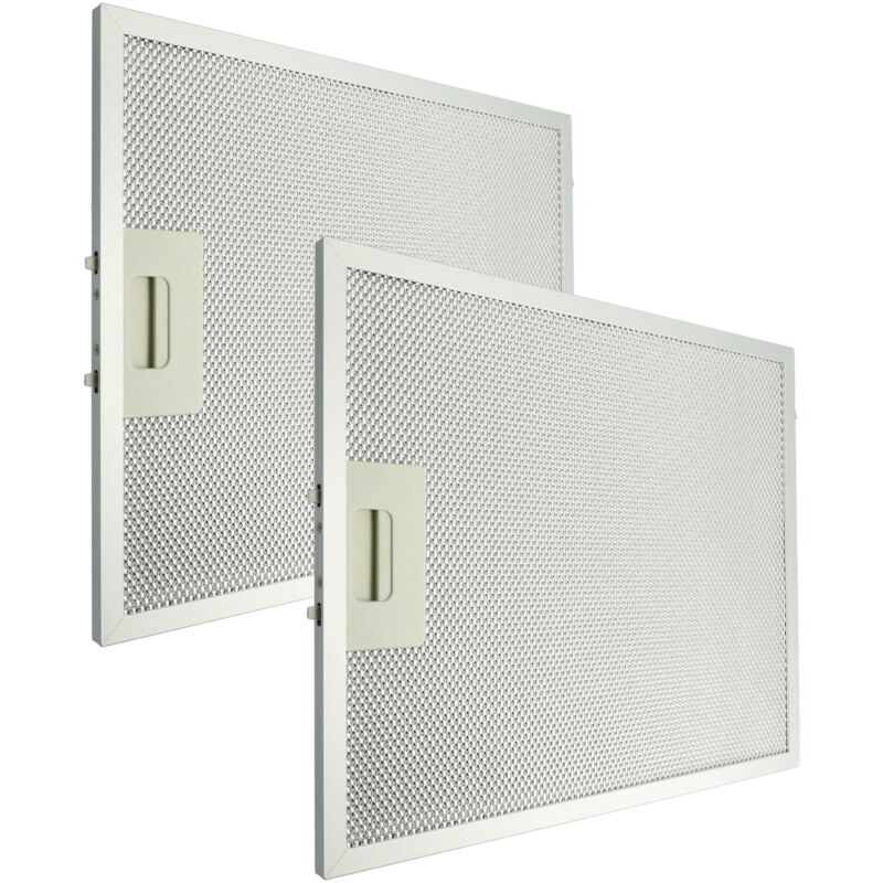 foto del prodotto vhbw 2x filtro anti grasso compatibile con klarstein hektor eco 10034864, 10034865 cappa da cucina, alluminio