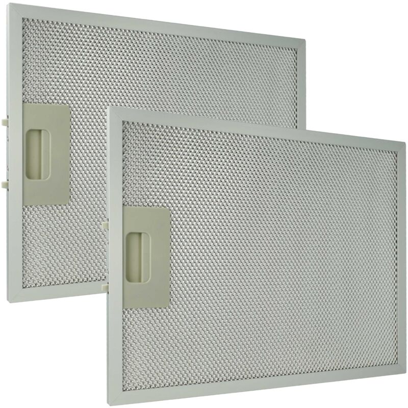 foto del prodotto vhbw 2x filtro anti grasso compatibile con klarstein sancta clara cappa da cucina, alluminio
