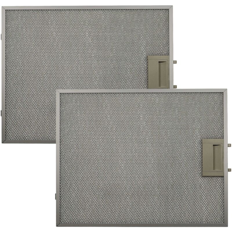 foto del prodotto vhbw 2x filtro anti grasso compatibile con neff i89e45n0 01, i89e45n0 02, i89e45n0 03 cappa da cucina 34,9 x 29,6 x 0,8 cm, metallo