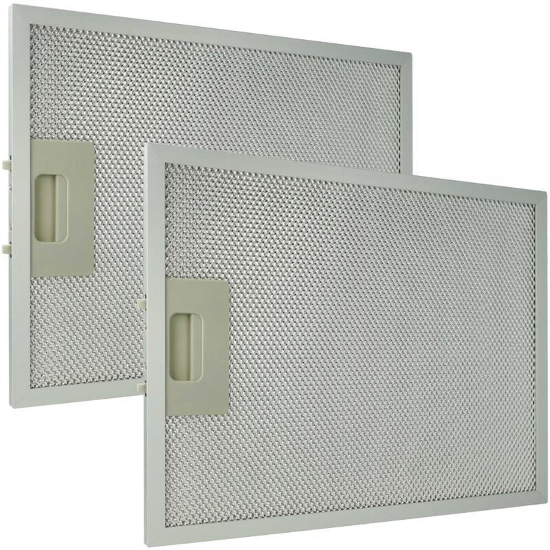 foto del prodotto vhbw 2x filtro anti grasso sostituisce klarstein 10032230 per cappa da cucina, alluminio