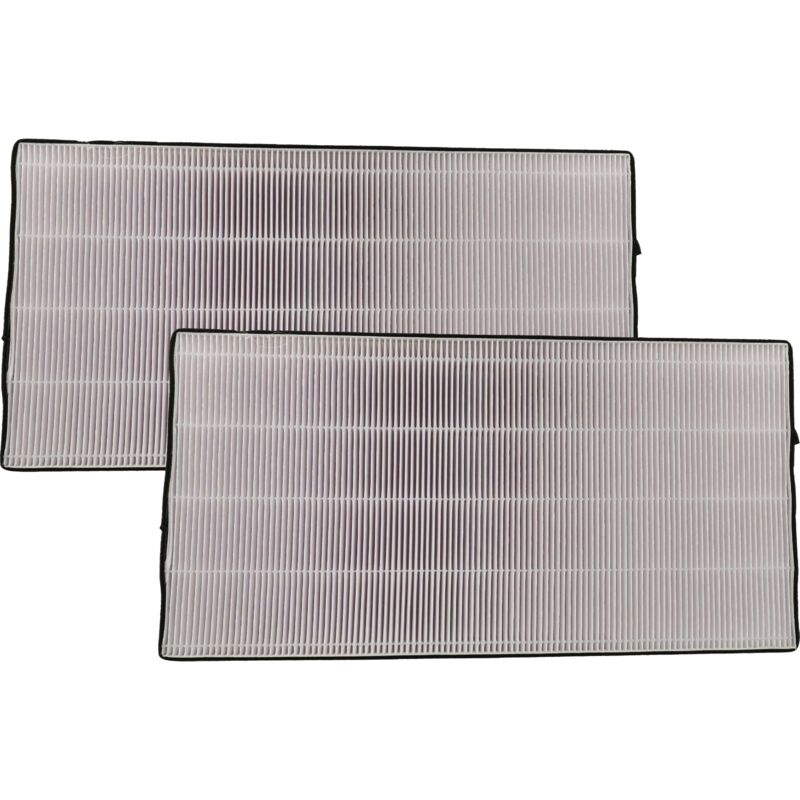 foto del prodotto vhbw 2x filtro antipolline compatibile con helios kwl ec 450 pro, kwl ec 450 eco sistema di ventilazione filtro dell aria f7 nero bianco