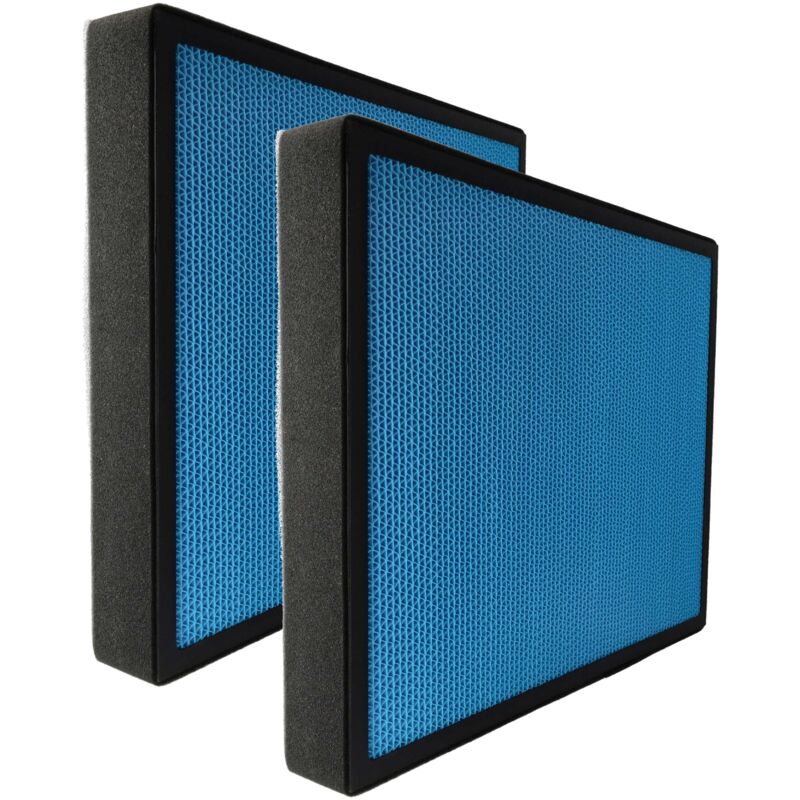 foto del prodotto vhbw 2x filtro aria compatibile con comedes lavaero 240 purificatore d aria filtro combinato prefiltro hepa carbone attivo tio2