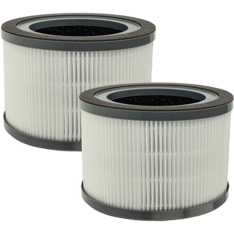 foto del prodotto vhbw 2x filtro aria compatibile con levoit vista 200 purificatore d aria filtro combinato prefiltro hepa carbone attivo