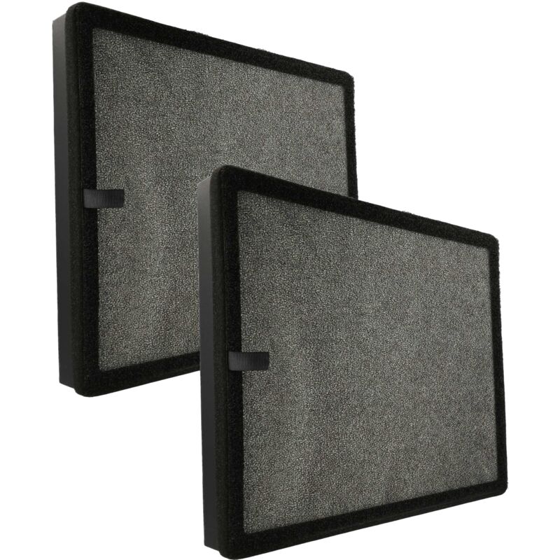 foto del prodotto vhbw 2x filtro aria compatibile con medion md 10444, 10378 filtro combinato prefiltro hepa carbone attivo