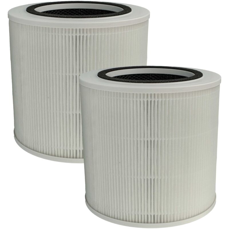 foto del prodotto vhbw 2x filtro aria compatibile con medion md10171 purificatore d aria filtro combinato prefiltro hepa carbone attivo