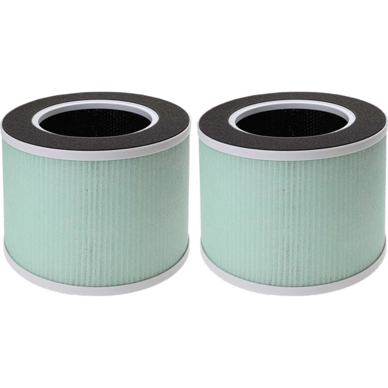 foto del prodotto vhbw 2x filtro aria compatibile con renpho rp ap088w depuratore d aria filtro combinato 13 prefiltro hepa 13 carbone attivo filtro a rete