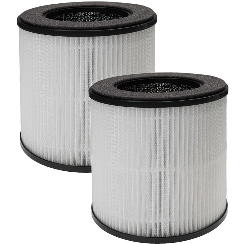 foto del prodotto vhbw 2x filtro aria compatibile con vavsea purificatore d aria filtro combinato prefiltro hepa carbone attivo