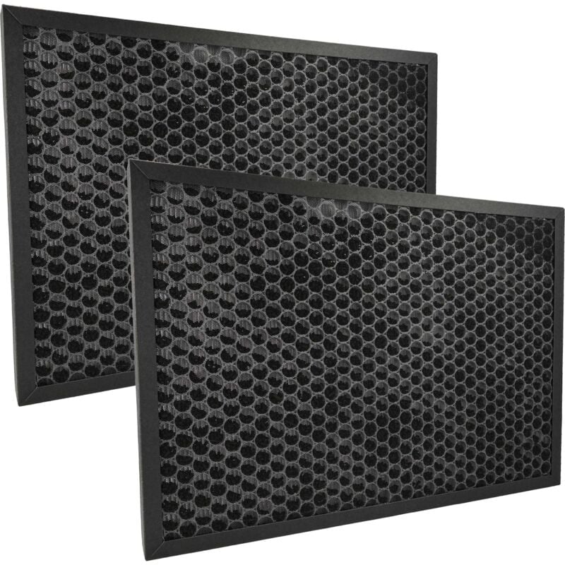 foto del prodotto vhbw 2x filtro aria sostituisce delonghi 5513710021 per purificatore d aria filtro combinato hepa carbone attivo