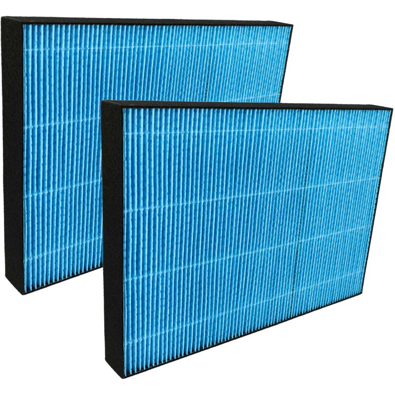 foto del prodotto vhbw 2x filtro aria sostituisce ideal 8736002 per purificatore d aria , umidificatore filtro combinato hepa carbone attivo