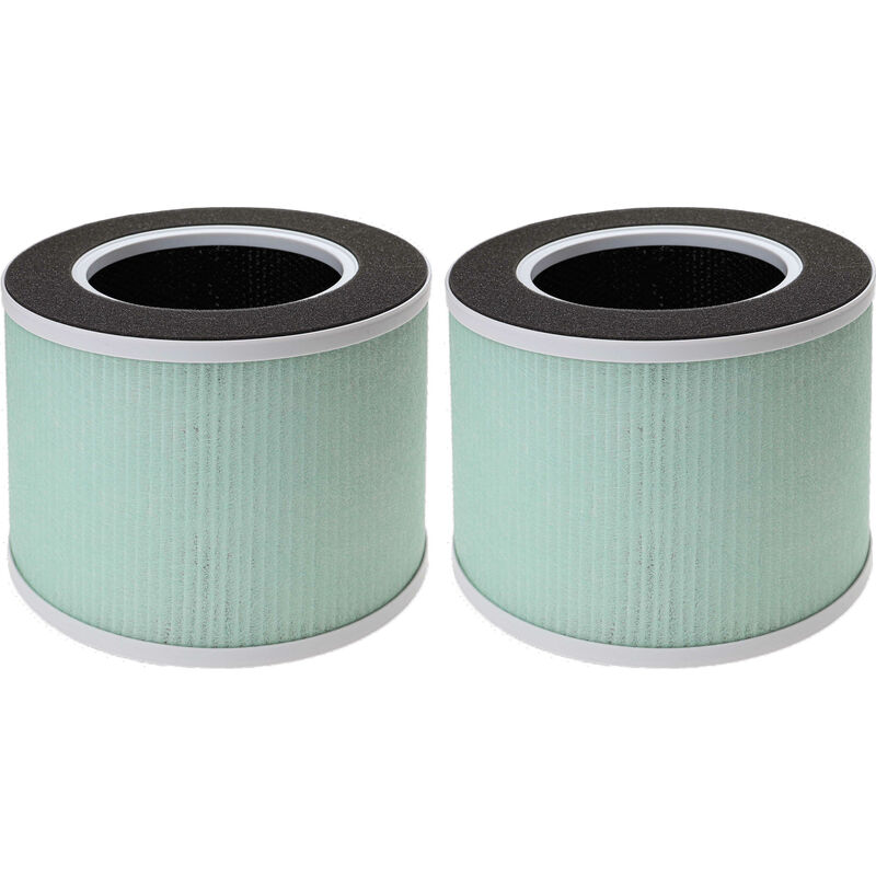 foto del prodotto vhbw 2x filtro aria sostituisce renpho rp ap088 f1 per depuratore d aria filtro combinato 13 prefiltro hepa 13 carbone attivo filtro a rete