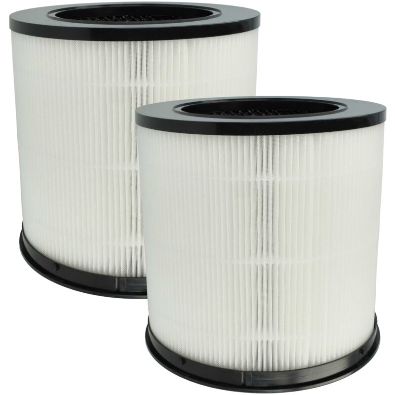 foto del prodotto vhbw 2x filtro aria sostituisce xiaomi bhr5861gl, afep7tfm01 per purificatore d aria filtro combinato prefiltro hepa carbone attivo