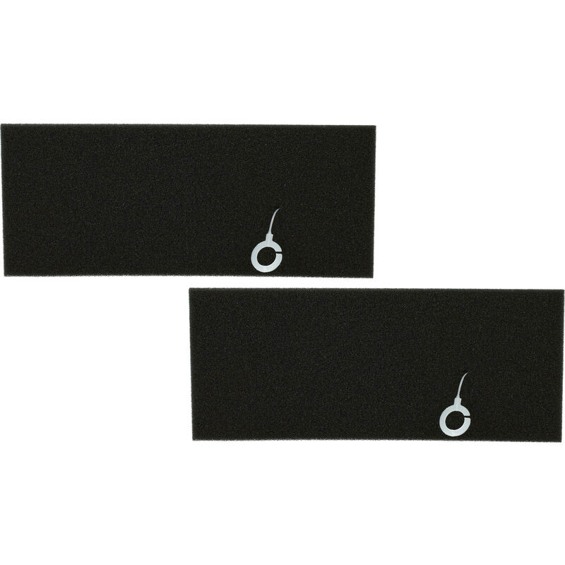 foto del prodotto vhbw 2x filtro compatibile con bosch gl 40 bagless bsgl42080 aspirapolvere filtro in spugna