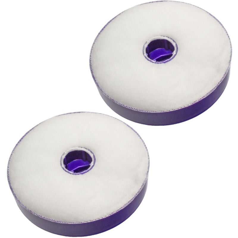 foto del prodotto vhbw 2x filtro compatibile con dyson dc20, dc21, dc08, dc19, dc29, dc04, dc05 aspirapolvere filtro hepa lilla bianco
