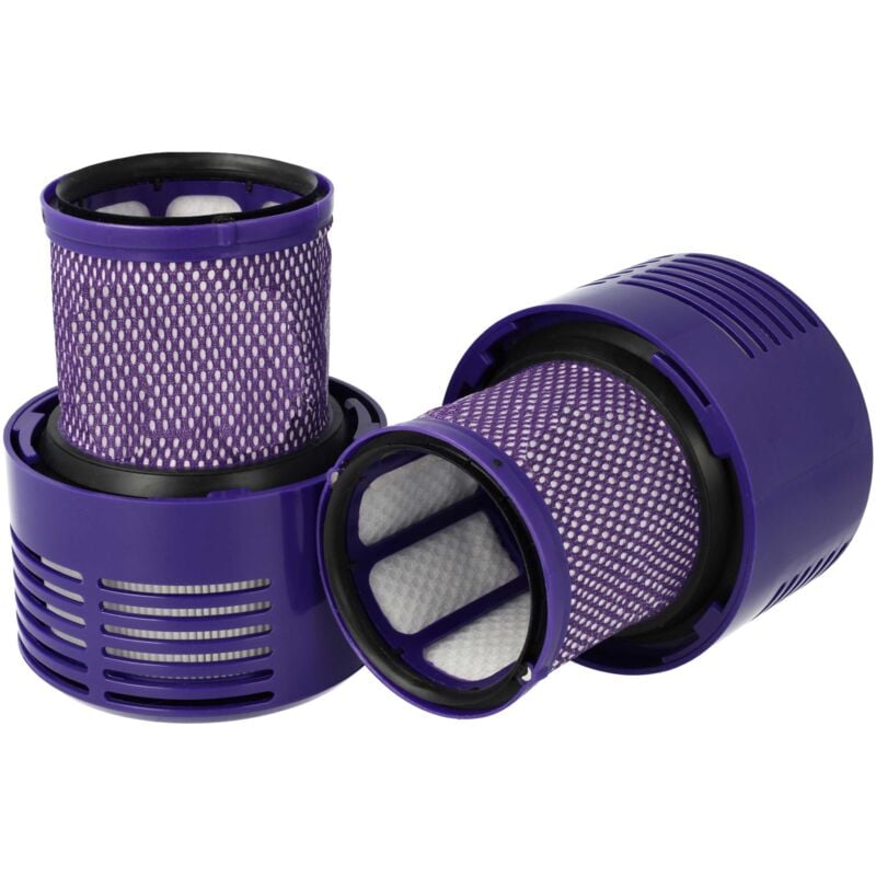 foto del prodotto vhbw 2x filtro compatibile con dyson sv12, v10 aspirapolvere filtro hepa lilla
