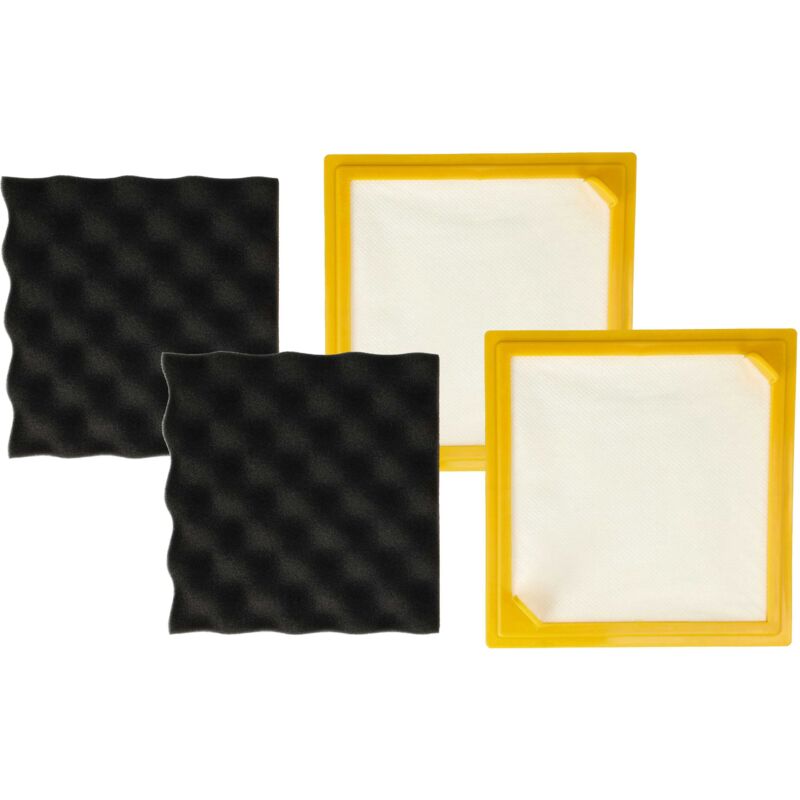 foto del prodotto vhbw 2x filtro compatibile con hoover tc 4266 021, tc4266 011, tc 4226 001, tc 4245 001 aspirapolvere filtro hepa anallergico