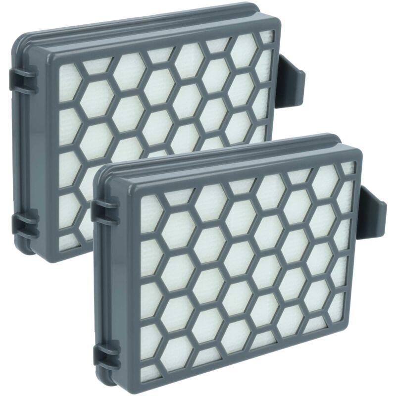 foto del prodotto vhbw 2x filtro compatibile con k rcher 1.198 105.0, vc 2, vc2 premium aspirapolvere filtro hepa grigio bianco