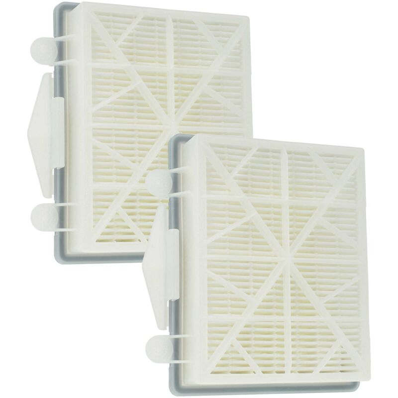 foto del prodotto vhbw 2x filtro compatibile con k rcher cv 38 2, cv 30 1, cv 38 2 adv, cv 48 2 adv, cv 38 1, cv 48 2 aspirapolvere filtro hepa nero bianco