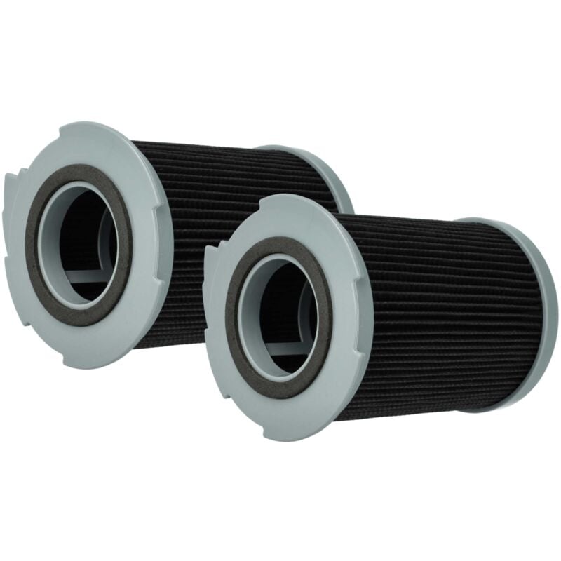 foto del prodotto vhbw 2x filtro compatibile con lg vc 7050 htn, vc 7050 ntb, vc 7050 nts, vc 7050 hts, vc 7050 nt aspirapolvere filtro hepa grigio nero