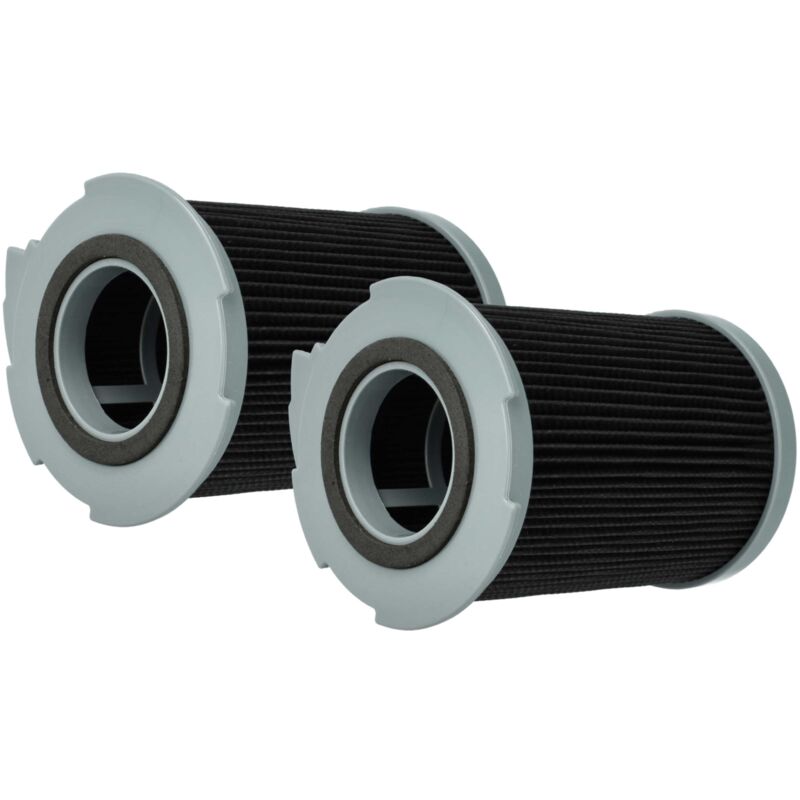 foto del prodotto vhbw 2x filtro compatibile con lg vc 7070 cts, vc 7070 ct, vc 7070 ctr, vc 7070 cp, vc 7070 aspirapolvere filtro hepa grigio nero
