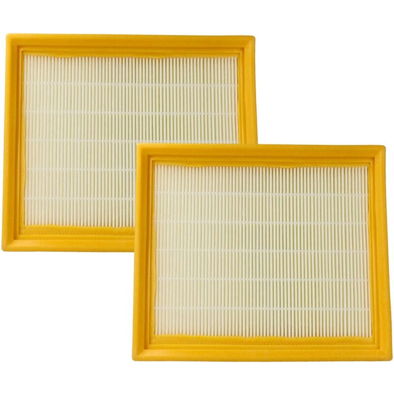 foto del prodotto vhbw 2x filtro compatibile con lidl parkside ppwd 30 a1 aspirapolvere filtro hepa giallo bianco