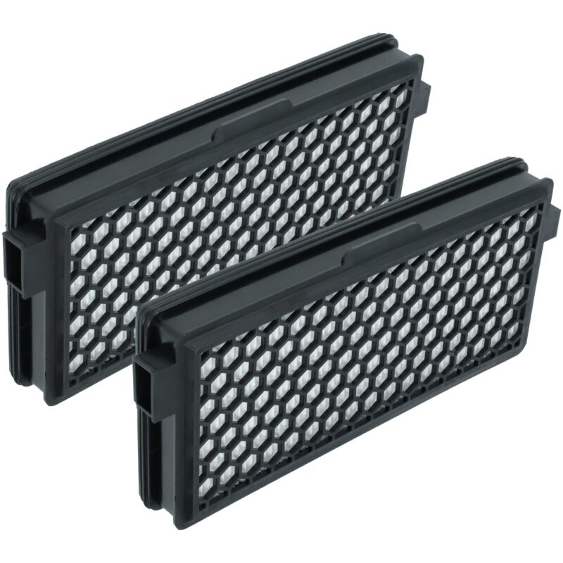 foto del prodotto vhbw 2x filtro compatibile con miele argento, artico, amaranth, ambiente, blue magic 2000 aspirapolvere filtro hepa ai carboni attivi nero 