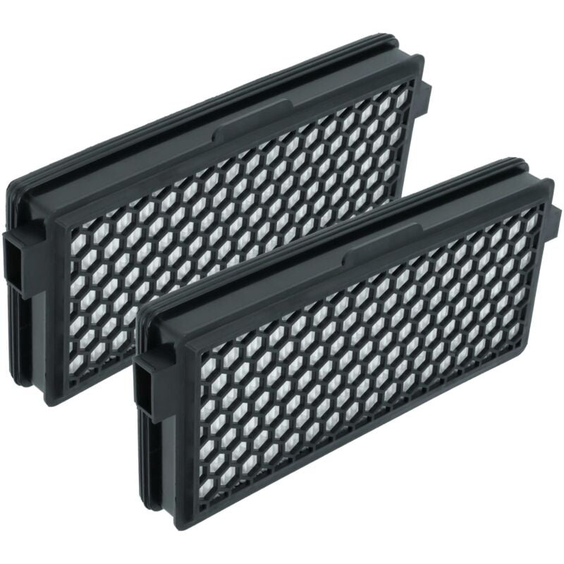 foto del prodotto vhbw 2x filtro compatibile con miele compact c1 aspirapolvere filtro hepa ai carboni attivi nero bianco