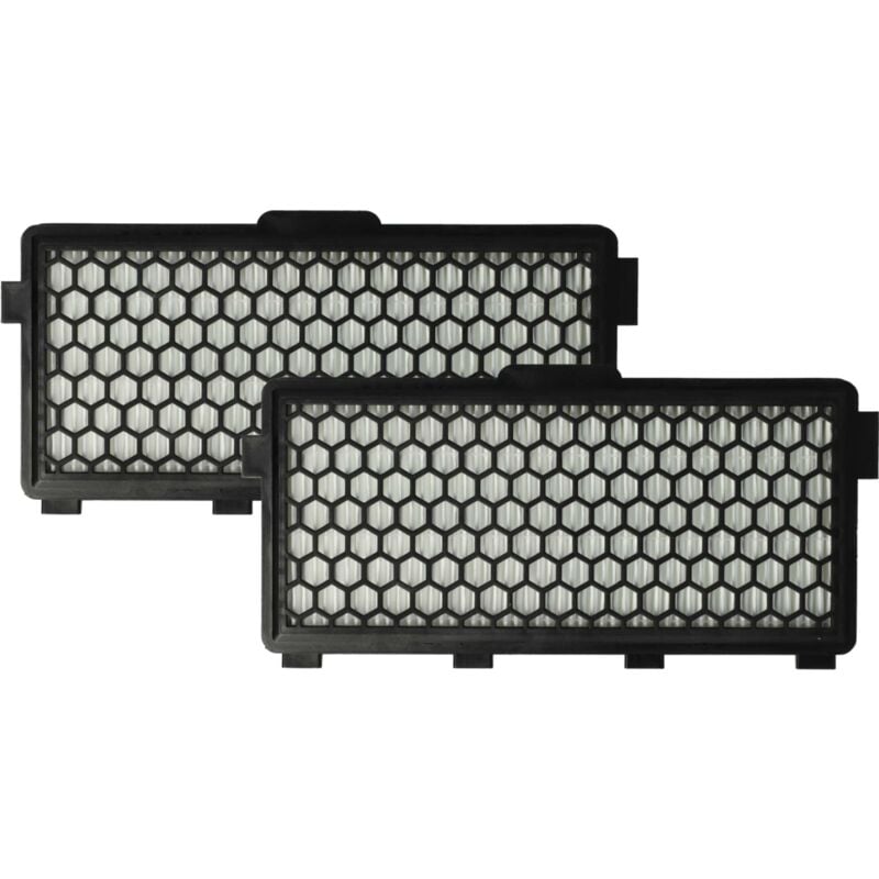 foto del prodotto vhbw 2x filtro compatibile con miele s4282, s4510, s4511, s4512, s4560, s4281, s4561, s4280, s4562, s4262, s4580 aspirapolvere filtro hepa