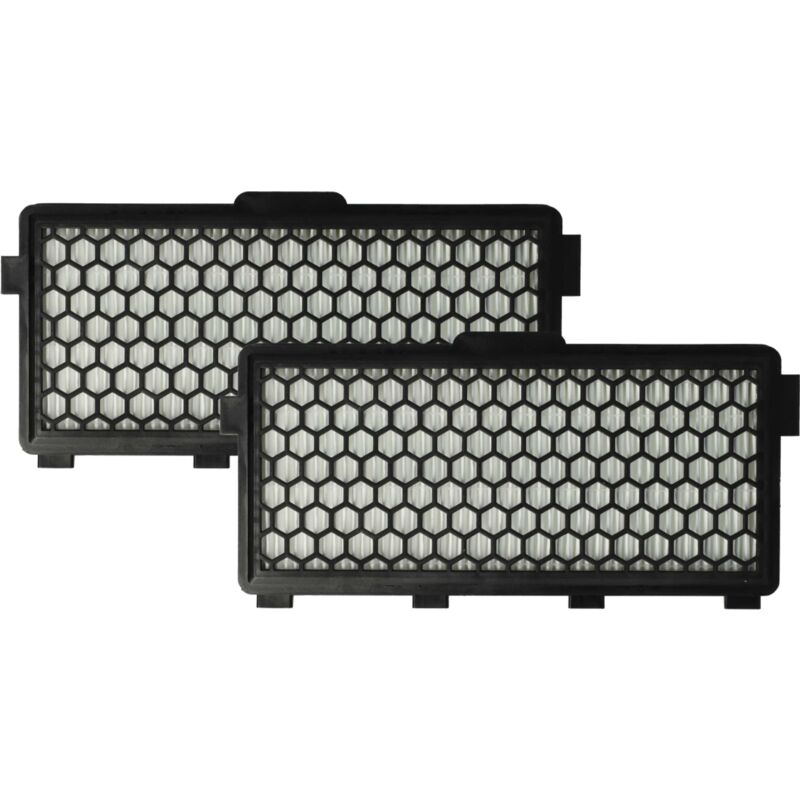 foto del prodotto vhbw 2x filtro compatibile con miele s4581, s4582, s4781, s4780, s4712, s4711, s4812, s5000, s4782 aspirapolvere filtro hepa anallergico h11