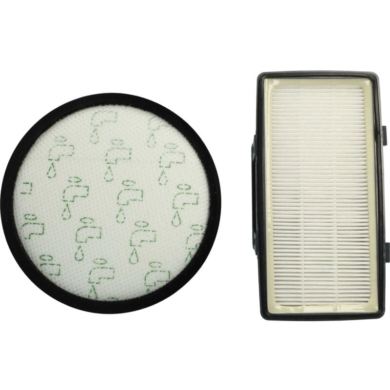 foto del prodotto vhbw 2x filtro compatibile con rowenta green force cyclonic effitech ro7c36ea aspirapolvere filtro pre motore, filtro aria di scarico epa
